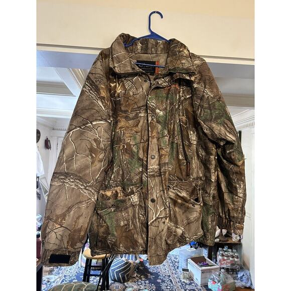 ONYX Arctic Shield Mens L Camo Quiet Tech Hunting Coat Jacket Insulated Hood - Picture 1 of 5